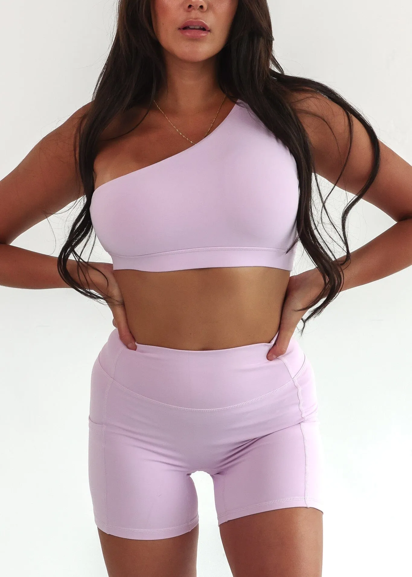Kayli Biker with pockets 5" Orchid Mist