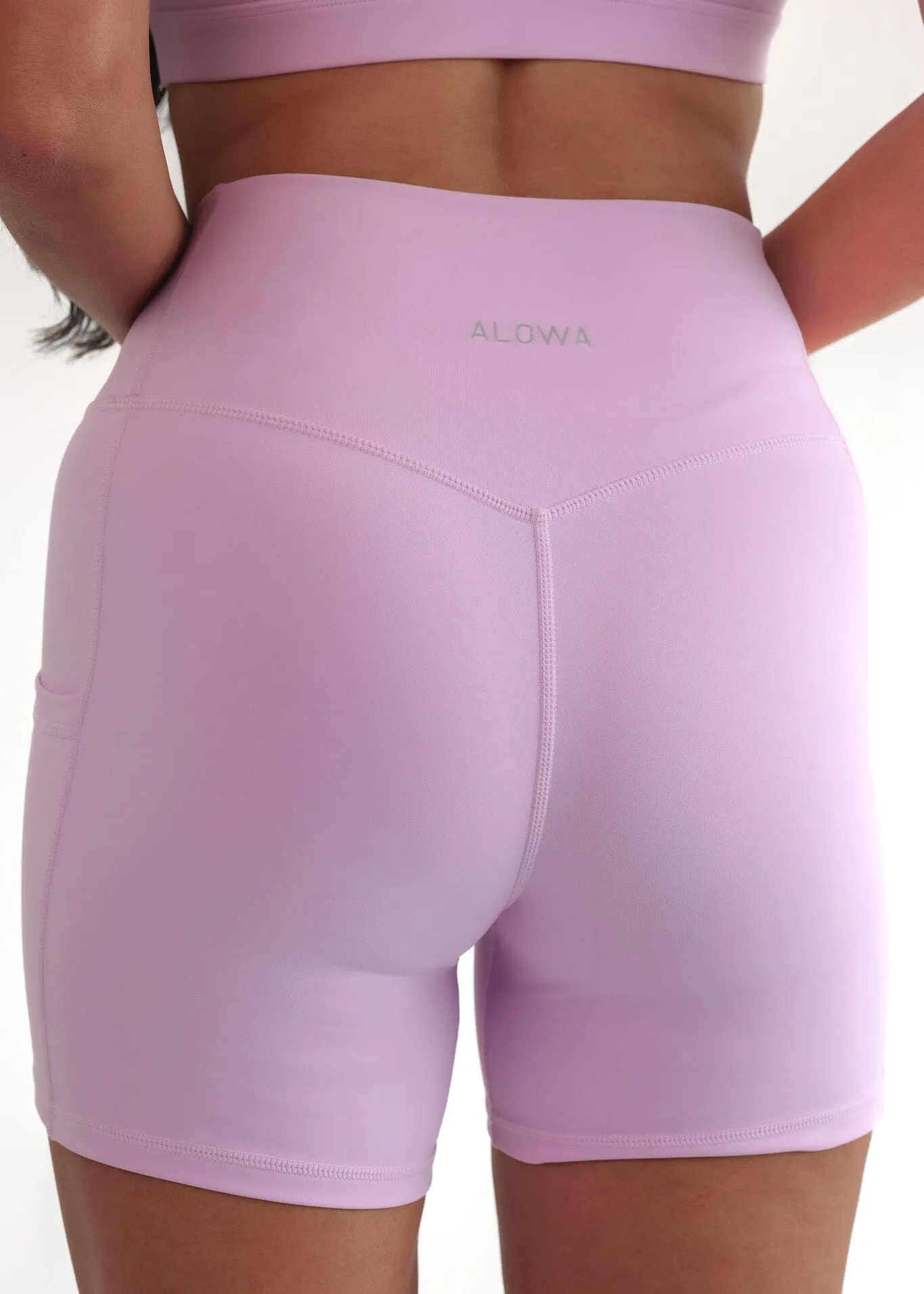 Kayli Biker with pockets 5" Orchid Mist