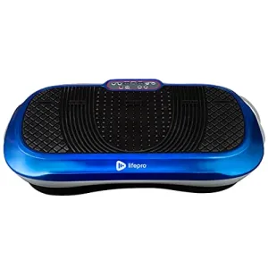 LifePro Vibration Plate Exercise Machine - Whole Body Workout Vibration Fitness Platform w/ Loop Bands - Home Training Equipment - Remote, Balance Straps, Videos & Manual