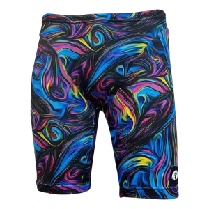 Men's Swim Jammer - Peacock Marble