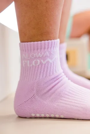 Mini Grip Socks Orchid Mist