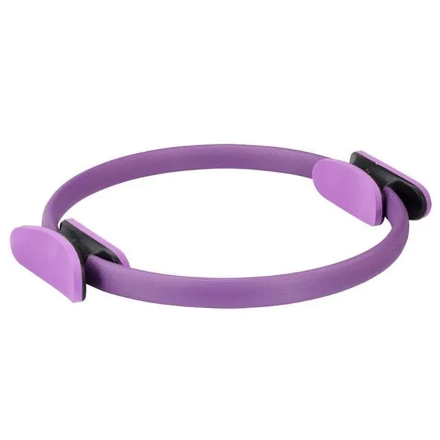 New Dual Grip Yoga Pilates Ring  for Muscle Exercise Kit  Magic Circle Muscles Body Exercise Yoga Fitness Tool Dropship 4 Colors