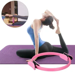 New Dual Grip Yoga Pilates Ring for Muscle Exercise Kit Magic Circle Muscles Body Exercise Yoga Fitness Tool Dropship Z70