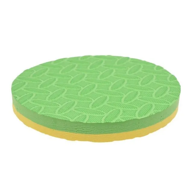 New Pack of 2 Plank Workout Knee Pad Cushion Round Foam Yoga Eliminate Knee Wrist Elbow Pain Exercise Mats