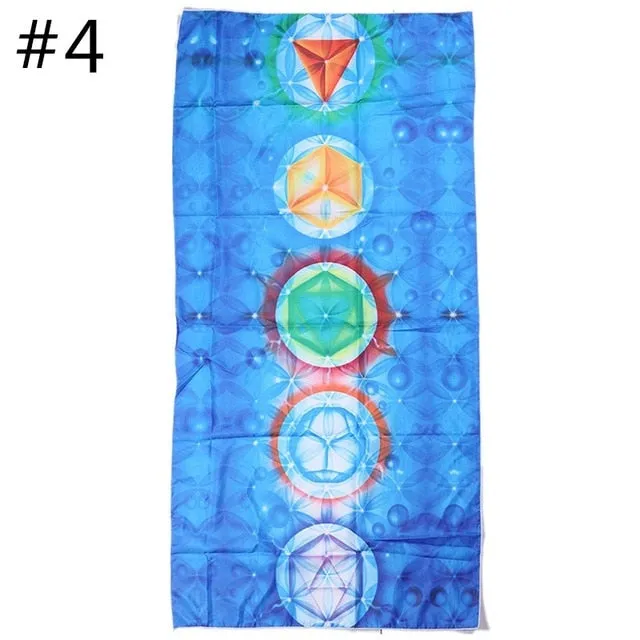 New Rainbow Stripes Yoga Blankets Mandala Beach Towel Yoga Mat Bohemia Mandala Blanket Pilates Towel Wall Hanging Mat