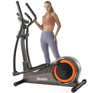 Niceday Elliptical Machine, Cross Trainer with Hyper-Quiet Magnetic Driving System, 16 Resistance Levels, 400LB Weight Limit ??