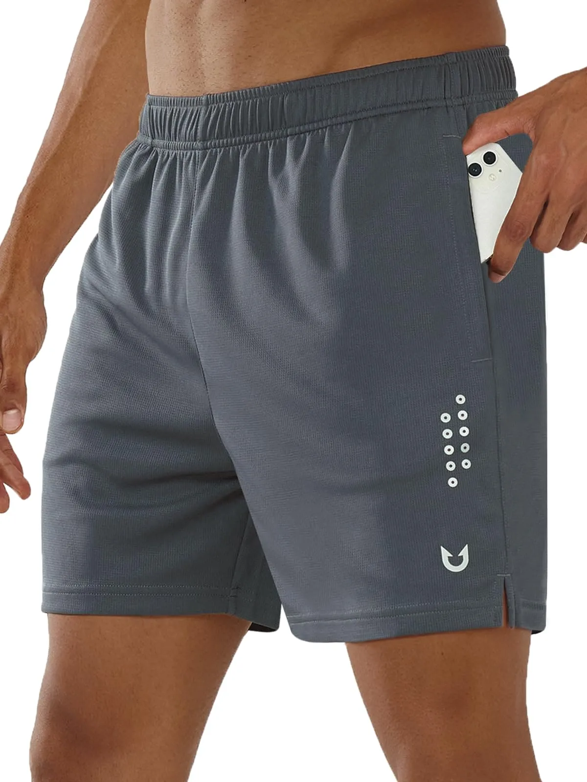 NORTHYARD Men's 10" Athletic Basketball Shorts Workout Gym Quick Dry Shorts Lightweight Mesh Training Shorts for Men Exercise Green