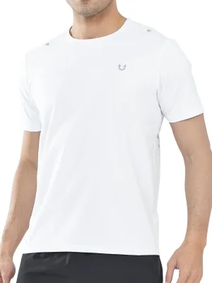 NORTHYARD Men's Workout Gym Shirts Quick Dry T-Shirts Running Athletic Short Sleeve Shirt for Men White