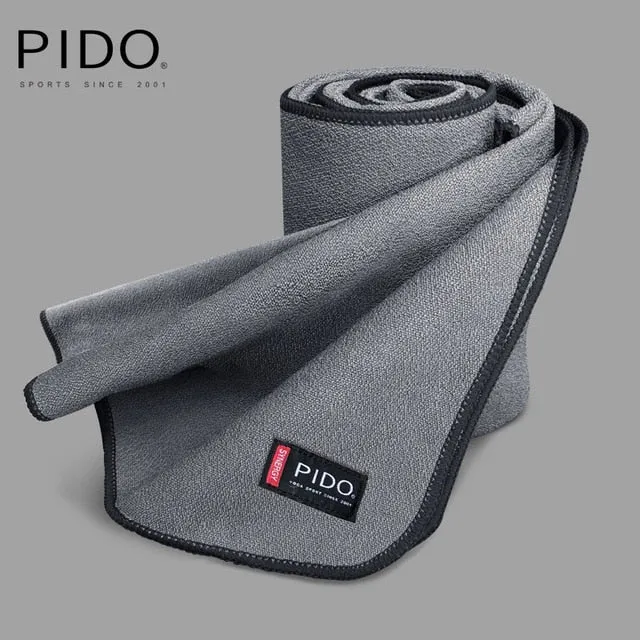 PIDO Side whipstitch yoga towel 180*63cm Non Slip Portable Travel Yoga Mat Towel Mat Cover Pilates Fitness Blanket