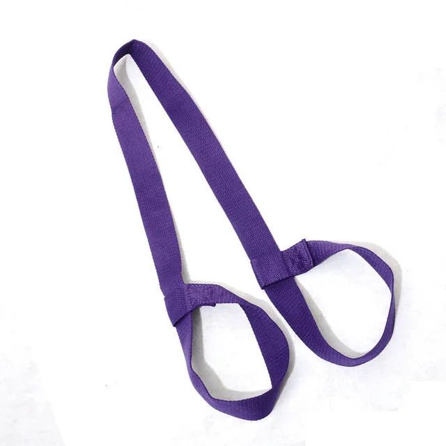Portable Yoga Mat Sling Sports Canvas Belt Fitness Gym Adjustable Carrier Shoulder Carry Strap