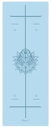 Position Line More Longer  Natural Rubber Non-Slip Tapete Yoga Suede Fabric Lose Weight Exercise Mat Fitness Yoga Mat