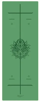 Position Line More Longer  Natural Rubber Non-Slip Tapete Yoga Suede Fabric Lose Weight Exercise Mat Fitness Yoga Mat