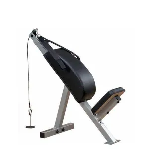 Powerline Plate Load Ab Crunch Bench Abdominal Trainer
