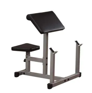 Powerline Preacher Curl Bench Seated Muscle Trainer