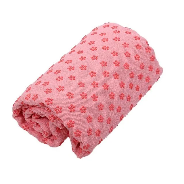 relefree Soft Travel Sport Fitness Exercise Yoga Pilates Mat Cover Towel Blanket Non-slip Sports Towel Yoga Blanket Mat 183x63cm