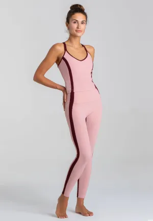 Spirit Tank Top & Expression Leggings Set ?C Rose Blossom
