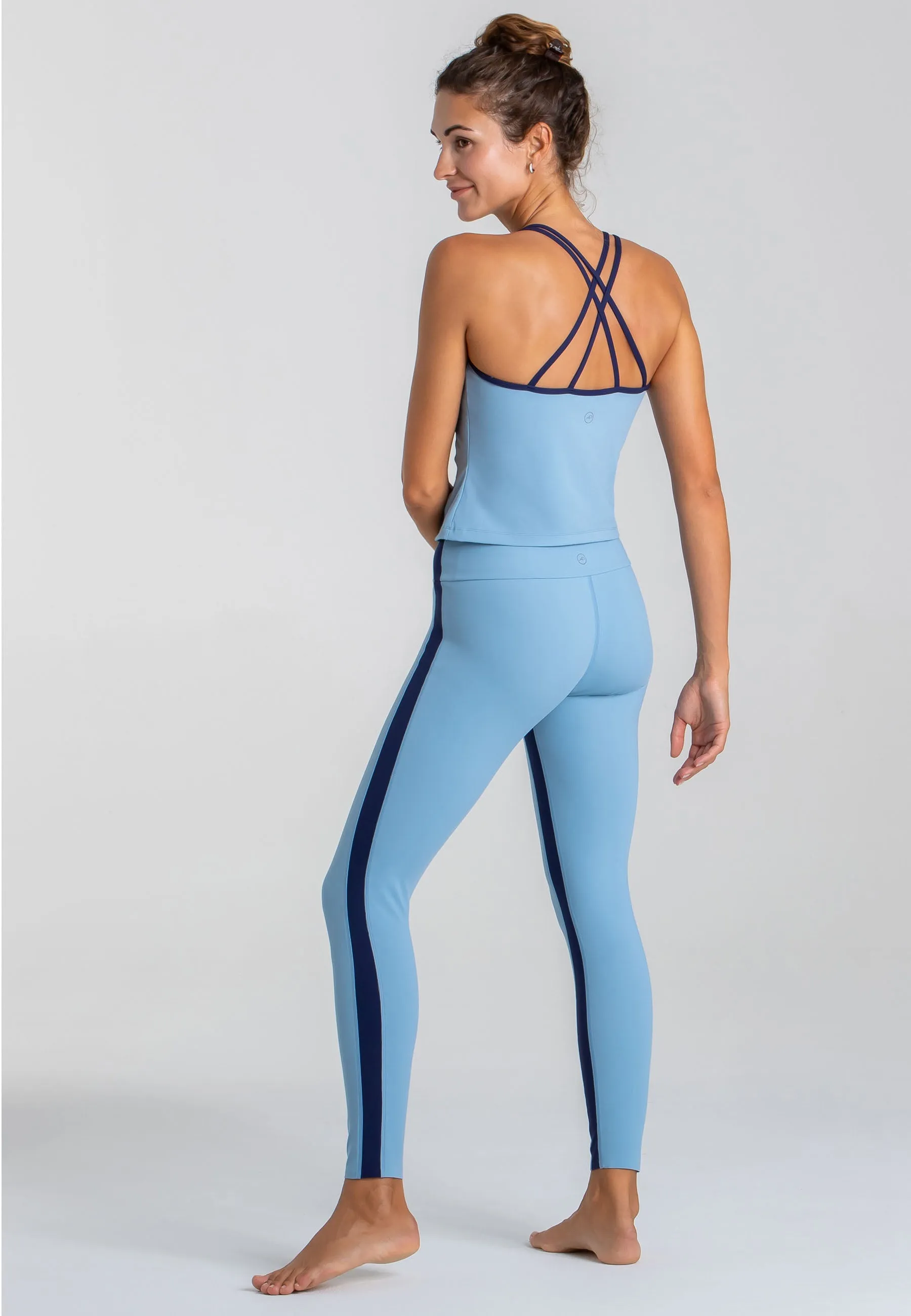 Spirit Tank Top mit integriertem BH ?C Dusty Baby Blue