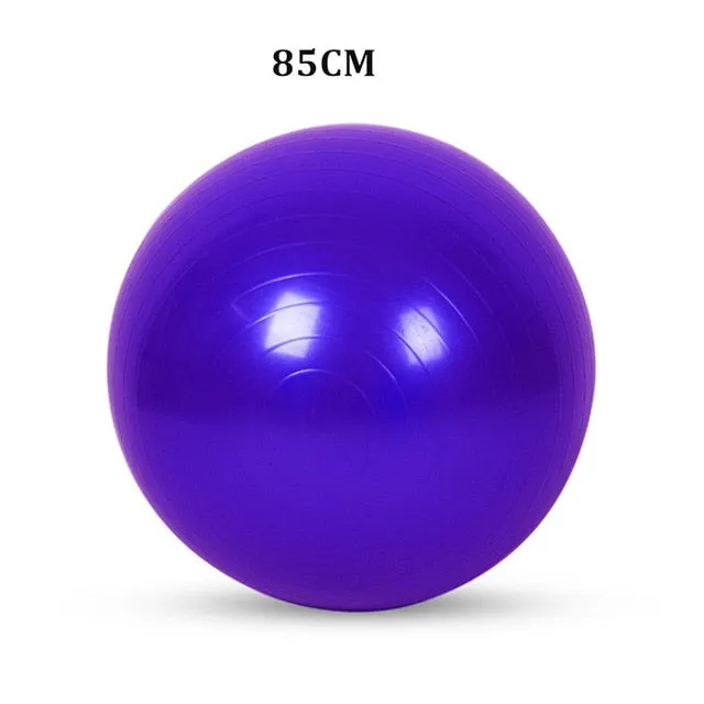Sports Yoga Balls Exercise Stability Ball Pilates Fitness Gym Balance Strength Training Workout Massage Ball 45cm 55cm 65cm 75cm