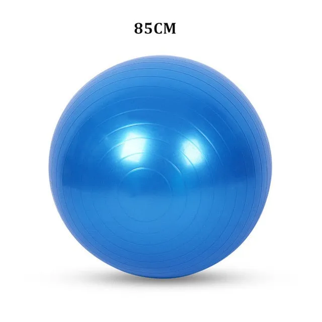 Sports Yoga Balls Exercise Stability Ball Pilates Fitness Gym Balance Strength Training Workout Massage Ball 45cm 55cm 65cm 75cm