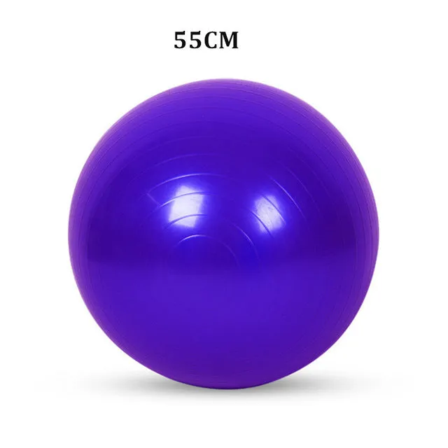 Sports Yoga Balls Exercise Stability Ball Pilates Fitness Gym Balance Strength Training Workout Massage Ball 45cm 55cm 65cm 75cm