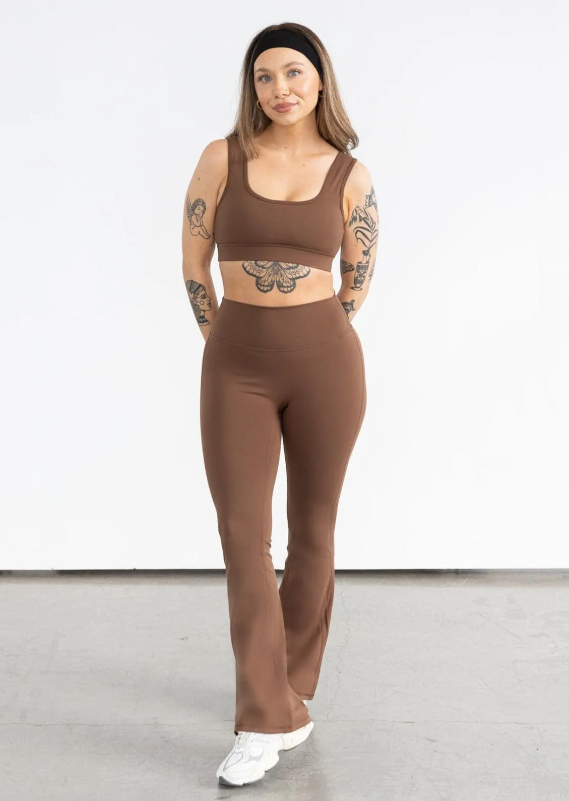Stacy Flare Leggings Cappuccino