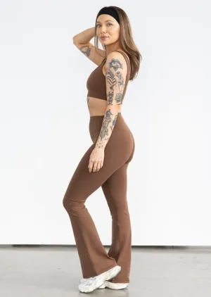 Stacy Flare Leggings Cappuccino