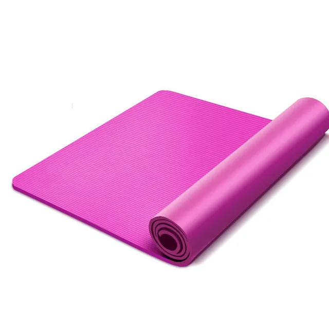 Thickened 15mm Non-slip Yoga Mats For Fitness Sports mat Yoga Mat Exercise Gym Mat Pilates Pads High Bounce outdoor pad 185*80cm