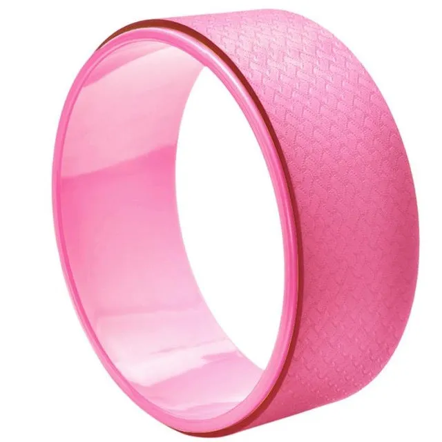 TPE Yoga Circle Professional Waist Shape Bodybuilding Fitness Pilates Gym Fitness Workout Yoga Back Training Wheel Tools