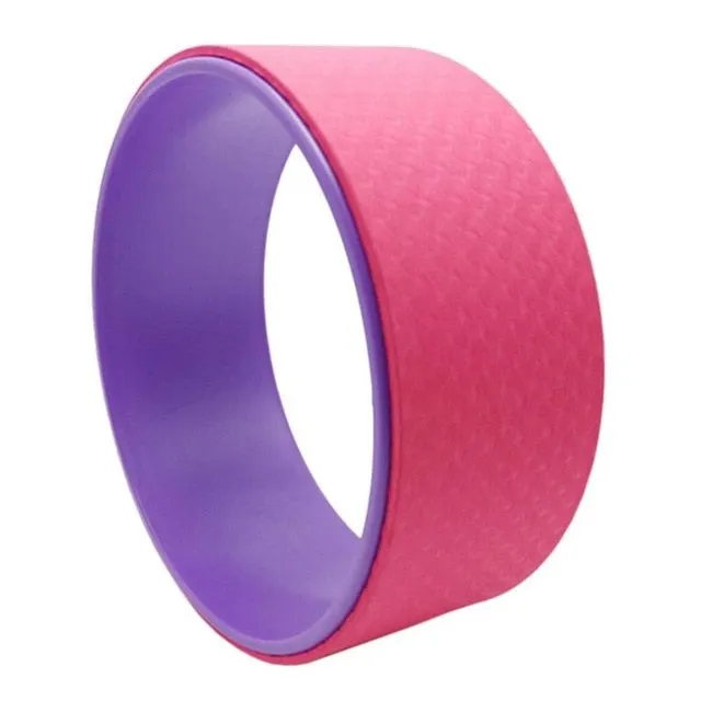 TPE Yoga Circles Pilates Professional Waist Shape Bodybuilding ABS Gym Workout Yoga Wheel Back Training Tool For Fitness