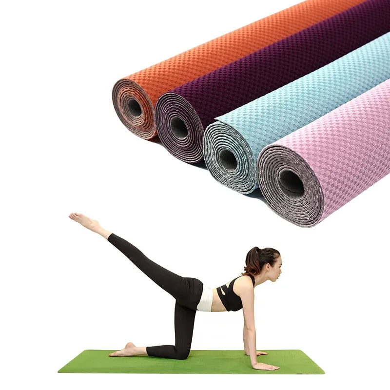 Ultralight Travel Yoga Towel Mat and Pilates Mat 183*63cm  Fine fiber   TPE Non-skid for Hot Yoga Pilates or High Sweat Exercise