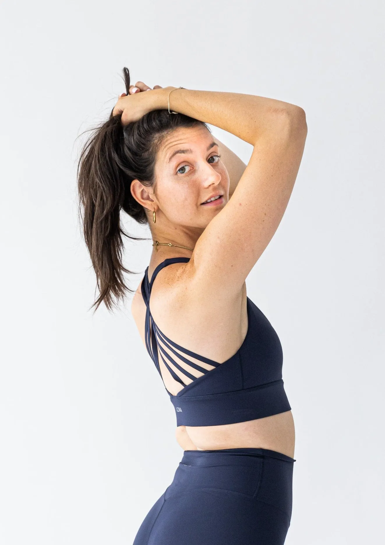 Wild Sports Bra Navy