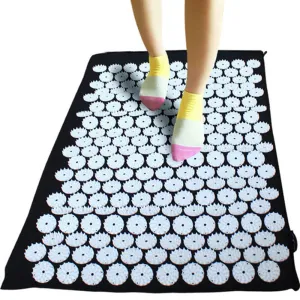 Yoga Mat Massage Cushion Acupressure Mat Relieve Stress Pain Acupuncture Spike Yoga Mat Natural Relief Stress Pain Tension Spike
