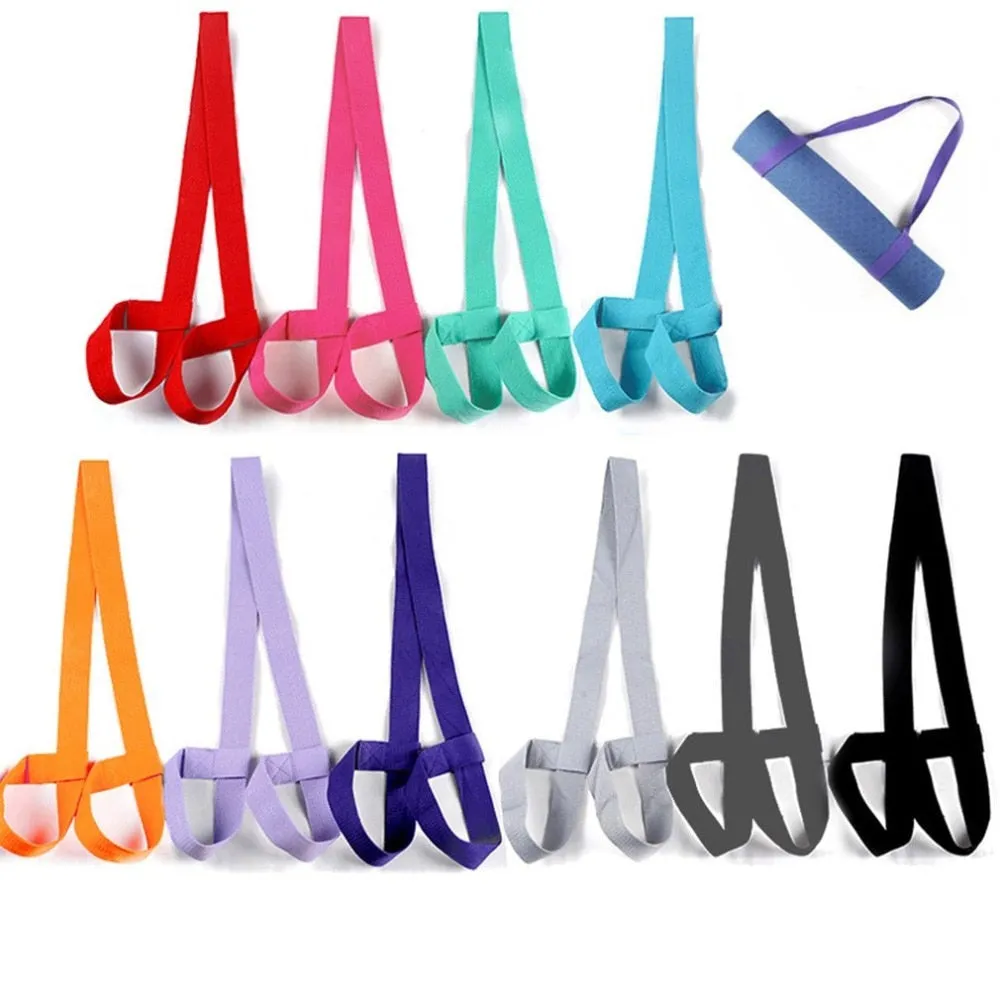 Yoga Mat Sling Transporter Shoulder Strap Belt Stretch Adjustable Exercise 2018 Hot Drop Shipping