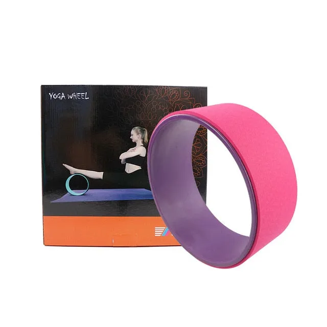 Yoga Pilates ring Training Wheel Yoga Circle Pilates Professional ABS Circles Gym Workout Back Training Tool