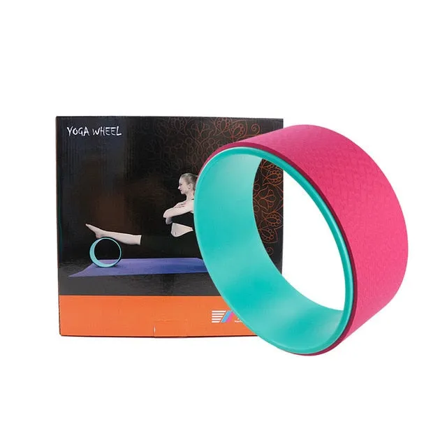 Yoga Pilates ring Training Wheel Yoga Circle Pilates Professional ABS Circles Gym Workout Back Training Tool
