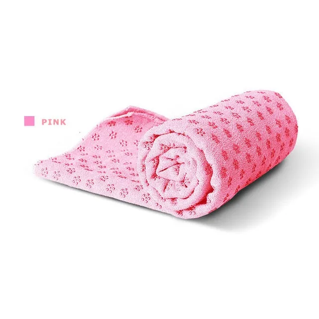 YOUGLE Non Slip Yoga Mat Cover Towel Blanket For Fitness Exercise Pilates Training