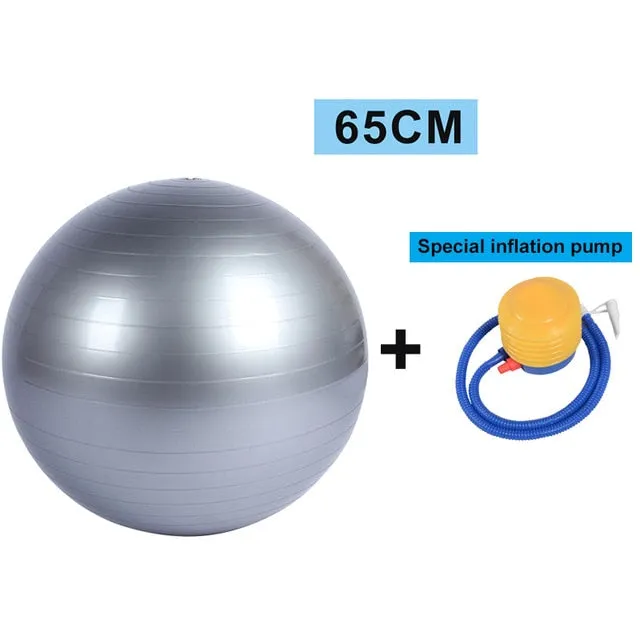 YOUGLE Sports Yoga Balls Bola Pilates Fitness Gym Balance Fitball Exercise Pilates Workout Massage Ball 55cm 65cm 75cm 85cm