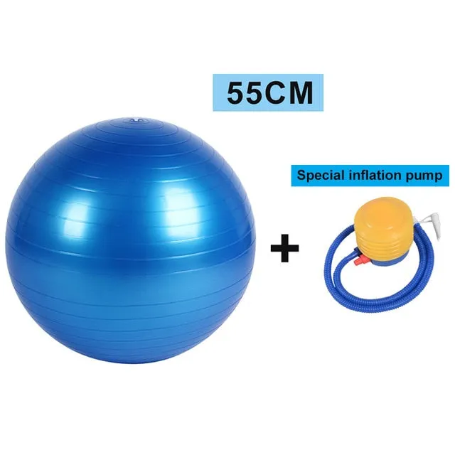 YOUGLE Sports Yoga Balls Bola Pilates Fitness Gym Balance Fitball Exercise Pilates Workout Massage Ball 55cm 65cm 75cm 85cm