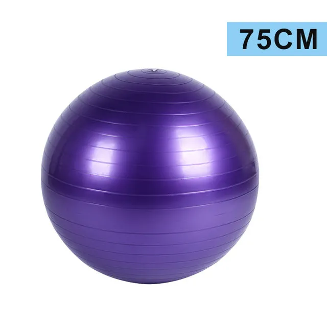 YOUGLE Sports Yoga Balls Bola Pilates Fitness Gym Balance Fitball Exercise Pilates Workout Massage Ball 55cm 65cm 75cm 85cm