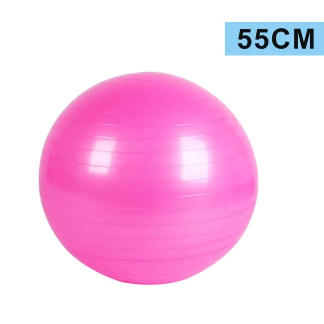 YOUGLE Sports Yoga Balls Bola Pilates Fitness Gym Balance Fitball Exercise Pilates Workout Massage Ball 55cm 65cm 75cm 85cm