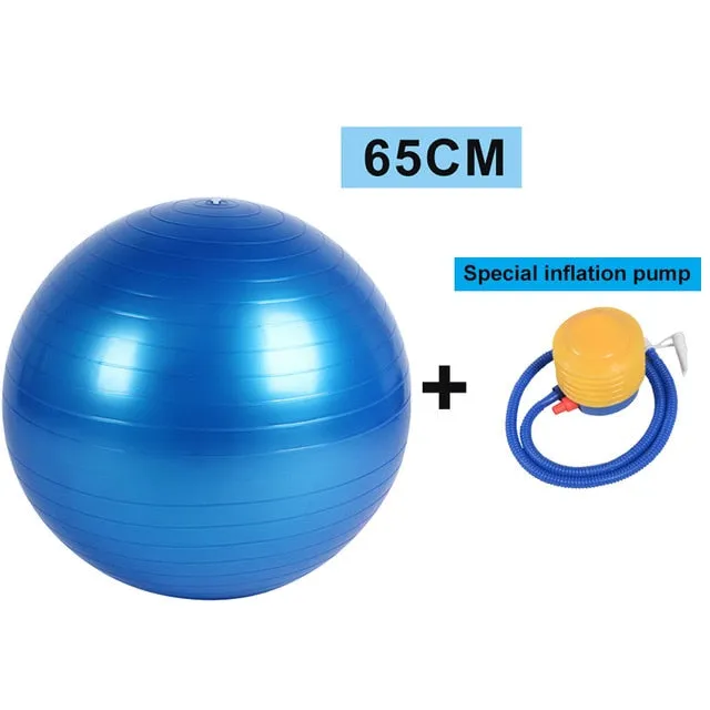 YOUGLE Sports Yoga Balls Bola Pilates Fitness Gym Balance Fitball Exercise Pilates Workout Massage Ball 55cm 65cm 75cm 85cm