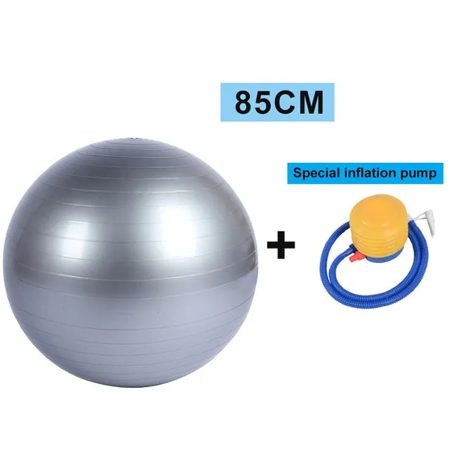 YOUGLE Sports Yoga Balls Bola Pilates Fitness Gym Balance Fitball Exercise Pilates Workout Massage Ball 55cm 65cm 75cm 85cm