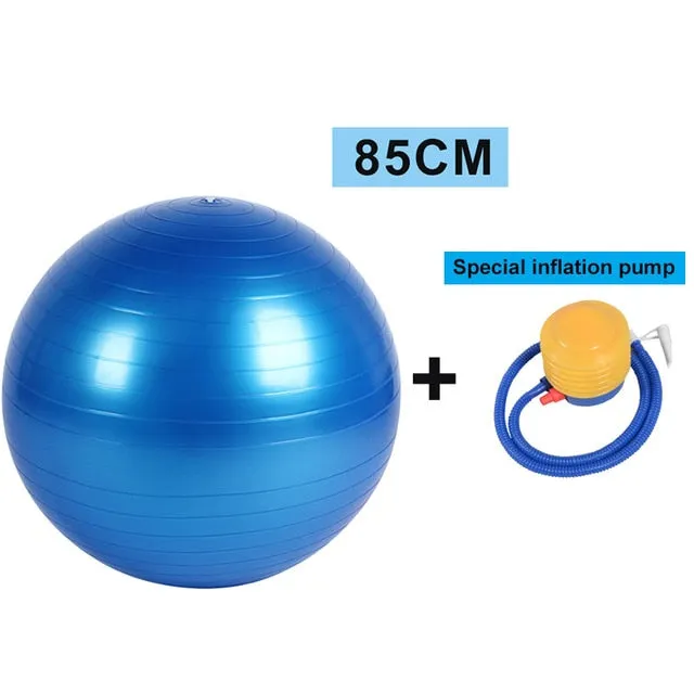 YOUGLE Sports Yoga Balls Bola Pilates Fitness Gym Balance Fitball Exercise Pilates Workout Massage Ball 55cm 65cm 75cm 85cm